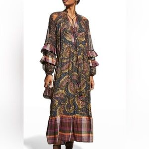 Farm rio Chic Long Sleeve Multicolor Dress